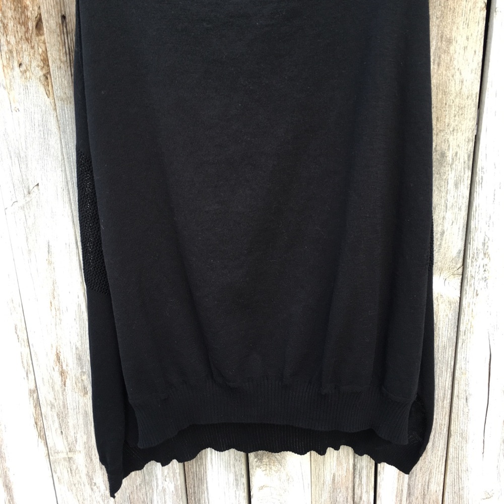 The Row Sleeveless Sweater Linen Cotton Black L - Picture 5 of 13